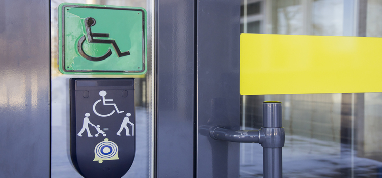 automatic handicap door opener in South San Jose Hills