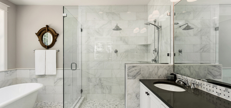 bathroom shower door installation in South San Jose Hills
